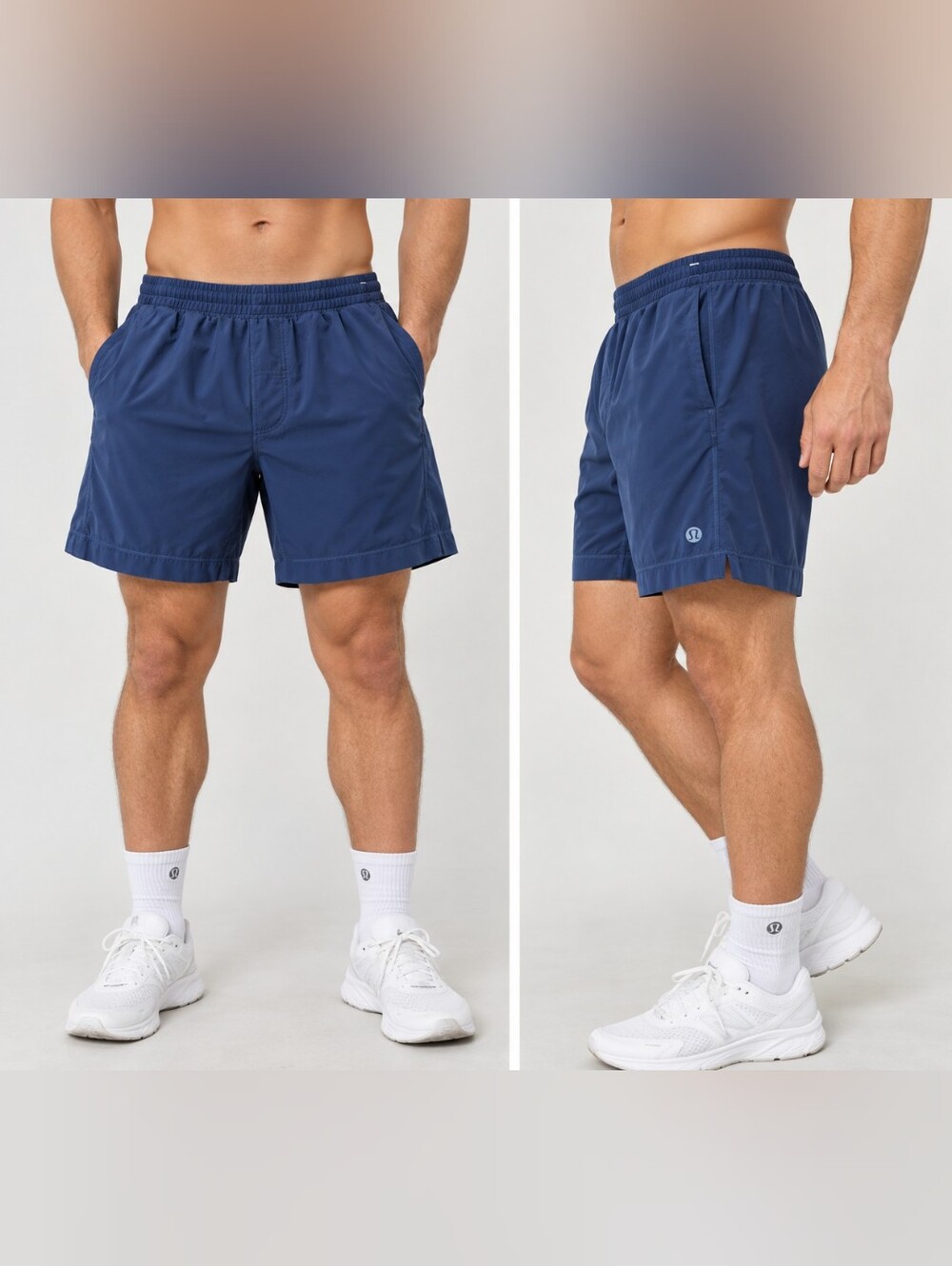 lululemon athletica Men’s Deep Blue Athletic Shorts